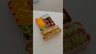 Pack my lunch with me 🍊🥝 #asmr #satisfying #bento #lunchbox #lunch #bentobox #lifestyle #yum #food