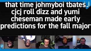 How Are Their Predictions Looking Now Fall Major Predictions