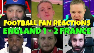 ENGLAND FANS REACTION TO ENGLAND 1-2 FRANCE | FANS CHANNEL