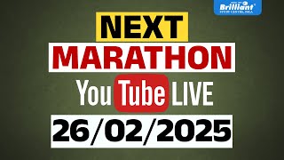 Next Marathon Live | Revise with Brilliant | 26/02/2025