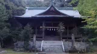 添田公園に祀られた添田神社　福岡県添田町