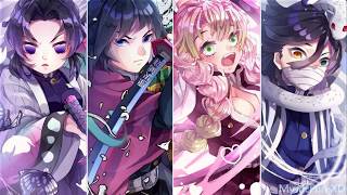 Nightcore  Dusk Till Dawn ✗ Faded ✗ Airplanes And More Switching Vocalsmashupdemon Slayer