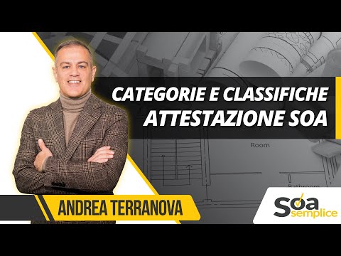 CATEGORIE E CLASSIFICHE SOA. - YouTube