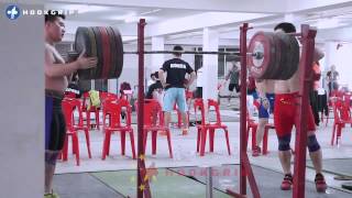 Su Dajin -77, squatting 280kg