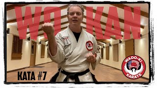 Wado Ki Karate Seventh Kata Wo Kan Two-Tip Brown Belt