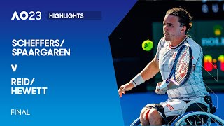 Scheffers/Spaargaren v Reid/Hewett Highlights | Australian Open 2023 Final