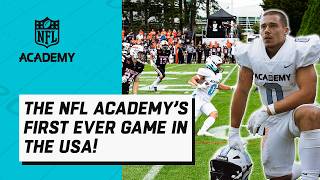 NFL ACADEMY PLAYING A TOP 10 US SCHOOL AT NIKE HQ! | NFL UK \u0026 Ireland