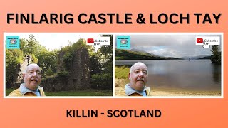 A walk to Finlarig Castle \u0026 Loch Tay in Killin, Scotland