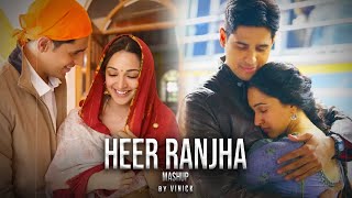 Heer Ranjha Mashup | Vinick | Rito Riba | Romantic Love Songs | Bollywood Lofi & Chill 2022