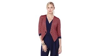 Nikki by Nikki Poulos Reversible Blazer