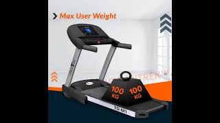 PowerMax Fitness TD-M1-A1 Series - Light, Foldable, Electric Treadmill 100% Pre-Installed Machine.