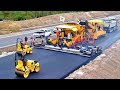 World Amazing Modern Road Construction Machines, Incredible Fastest Asphalt Paving Equipment