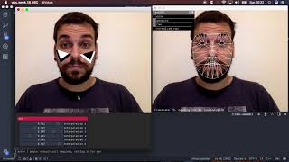 Openframeworks face tracking with FaceOSC and ofxOSC