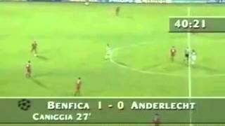 CL-1994/1995 SL Benfica - RSC Anderlecht 3-1 (28.09.1994)