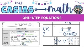 Solving One-Step Equations | 8th Grade Math Pre-Algebra