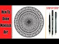 How to draw circle mandala art | Circle mandala art ideas