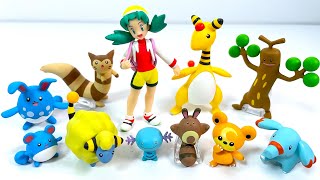 ポケモンスケールワールド ジョウト地方２セット 開封 Pokemon scale world Johto Region 2 Figure ポケットモンスター 食玩 candy toys