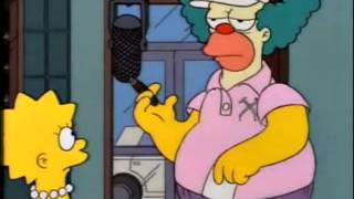 Krusty voice acting