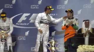 Bahrain GP 2014 Podium