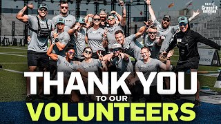 A Big Thank You to the Volunteers of the 2023 CrossFit Games