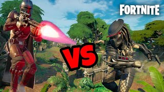 Predator VS The Mandalorian , Which is the better mythic ability in FORTNITE?!?!?!?
