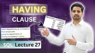 27) Having Clause in SQL