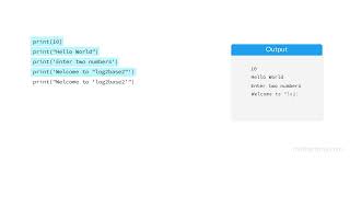Print function in Python | Learn Python in Tamil | Mothertong Tamil