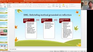 DML IN MULTIPATIENT SIMULATIONS MCSRC 2018