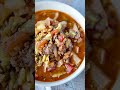 Cooking with Cabbage - Cabbage Roll Soup #shorts