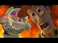 Buzz Lightyear Likes Using His Laser On Woody