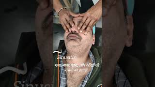 Sinusitis treatment ,Head Refloxology \u0026 Naysam done by Hr Kirti. #short#subscribe#drjagjeet#pain.