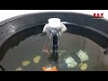 umbrella water fountain diy mushroom waterfall fountain diy fish tank filter diy part 1