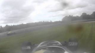 Formula Ford 2014 at Oulton Park, Sam Brabham flips