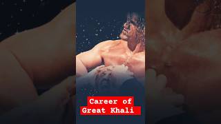 Career of The Great Khali 🔥💪❤️🤩#wweshorts #thegreatkhali #greatkhali #greatkhalifight #wwe