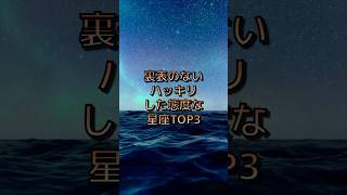 裏表のないハッキリした態度な星座TOP3