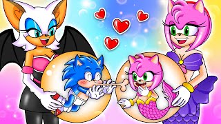 The Little Mermaid | Amy Rose & Rouge the Bat is Pregnant Mermaid | BEST of Cartoon Animation