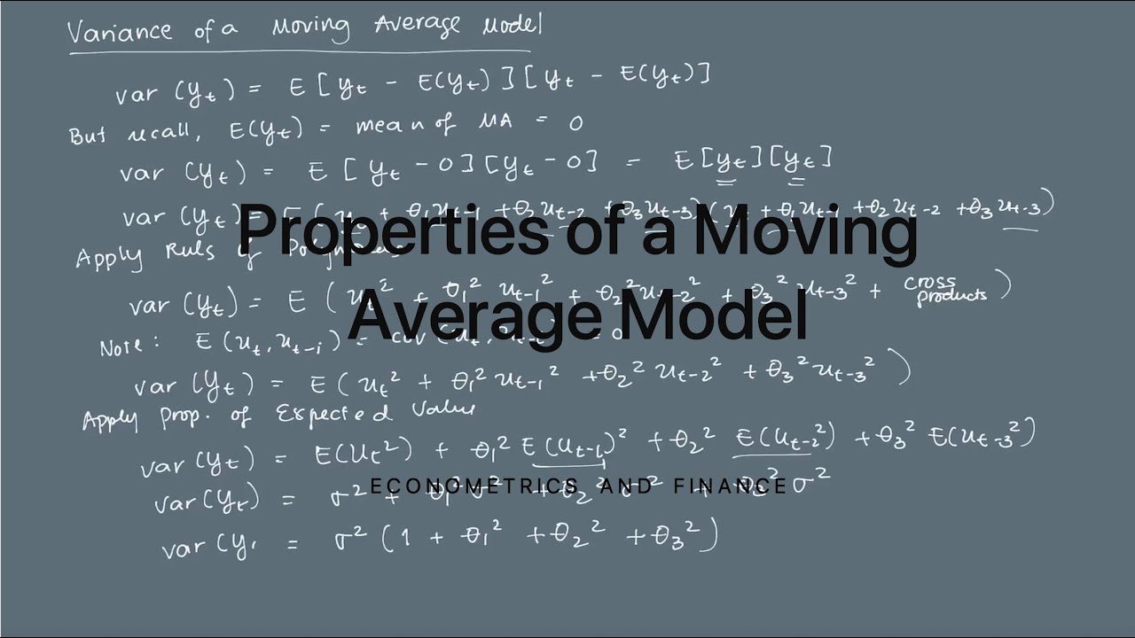 Properties Of A Moving Average Model - YouTube