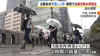 大阪市内では“今年最も強い”１時間に２５．５ｍｍの雨を記録　梅雨前線の活動が活発（2024年6月28日）