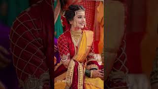 Maharashtrian bridal look #bride #marathi #maharashtrian #navri #wedding #viral #trending #ytshorts