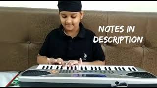 How to play aankh marey song from simmba Movie on Piano . Notes in description
