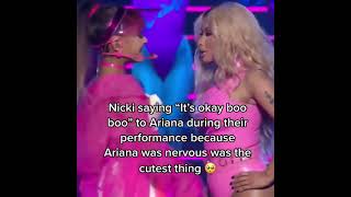 Nicki Minaj Comforting Ariana Grande tiktok barbwoo