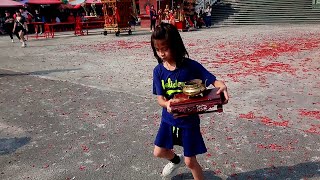 可愛小妹妹淨爐手 淨爐手踏七星步參禮 乩身 太子女乩 參禮～平鎮北玄玄武宮