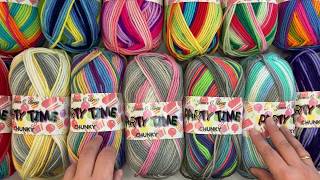 YARN REVIEW: James C Brett Party Time Chunky