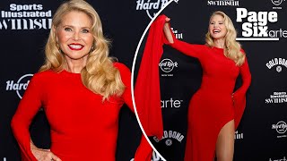 Christie Brinkley, 70, is red-hot at Sports Illustrated Swimsuit Issue party