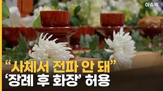 '장례 후 화장' 허용…＂사체서 전파 안 돼＂ [이슈픽]