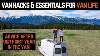 Van Hacks: 13 Campervan Essentials and Vanlife Tips & Tricks