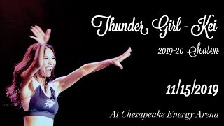 NBA Thunder Girl -Kei- ダンスパフォーマンス 20191115