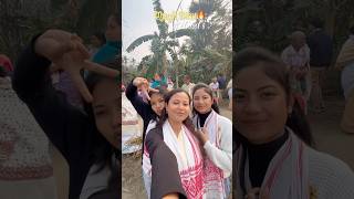 Magh Bihu rituals 🌷 #shortsfeed #shortsviral #minivlog #maghbihu #trending #shorts #morigaon #fyp