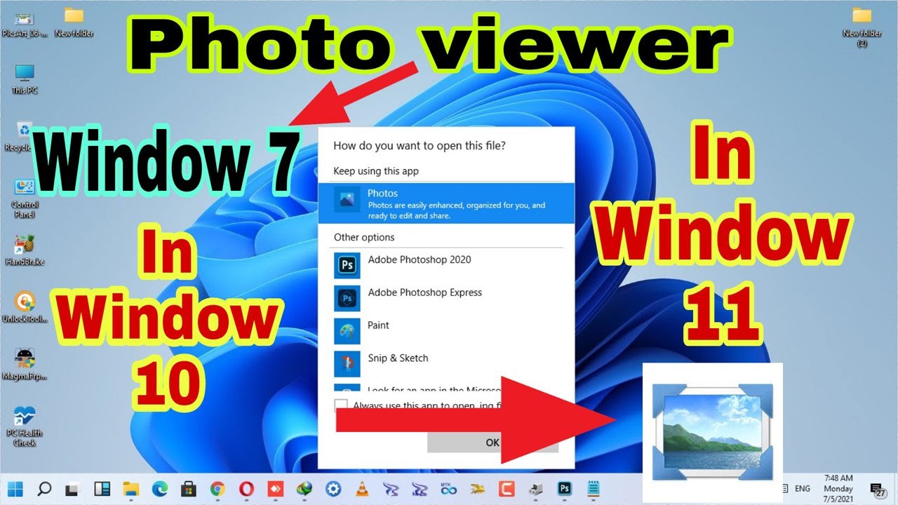 How To Enable Windows Photo Viewer In Windows 11| Restore The Windows ...