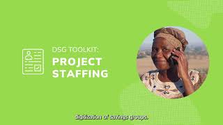 DSG Toolkit - Project Staffing